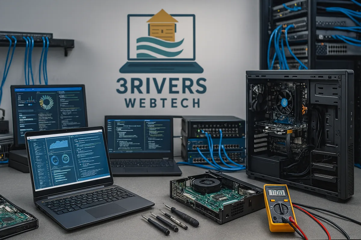 Fort Wayne custom technology services - website design, computer repair, and business tech solutions
