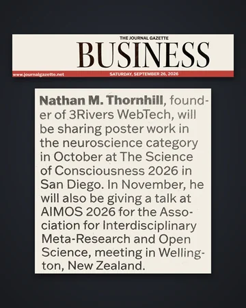 The Journal Gazette print clipping, Business section, September 26, 2026