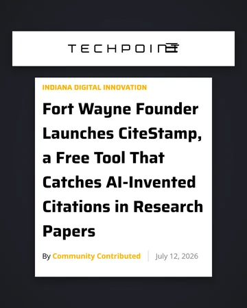 TechPoint article headline, July 12, 2026